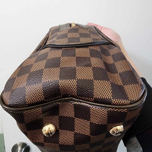 Brown checkered bag - Picture 7 of 14
